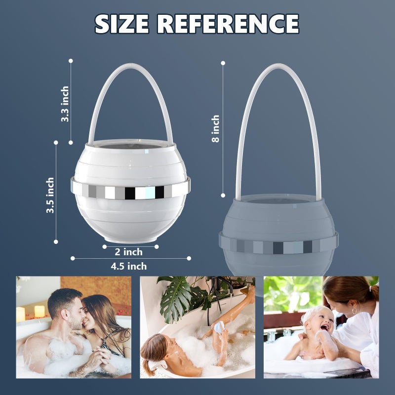 SHLLKTTRY Bath Water Filter for Tub Faucet with Overflow,2,500 Gallons of Filtration,Remove contaminants,Chlorineand Fluoride,Hard Water Softener,Enhances the Health of Skin,Hair,Nails(Premium Version) - Image 4